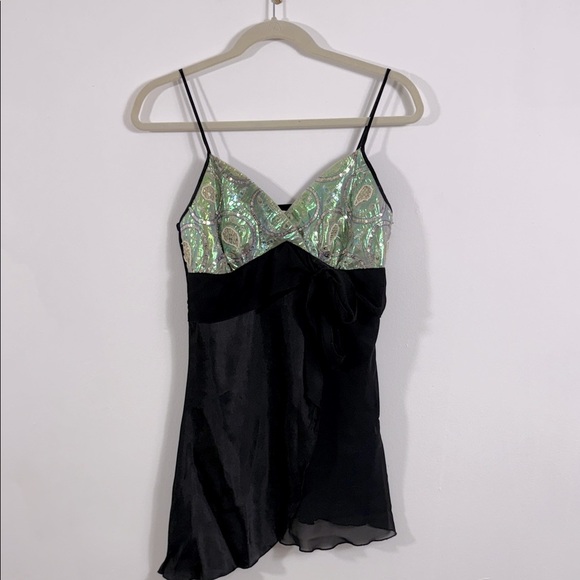 Y2k vibes poet tank blouse cami size medium - Picture 1 of 8